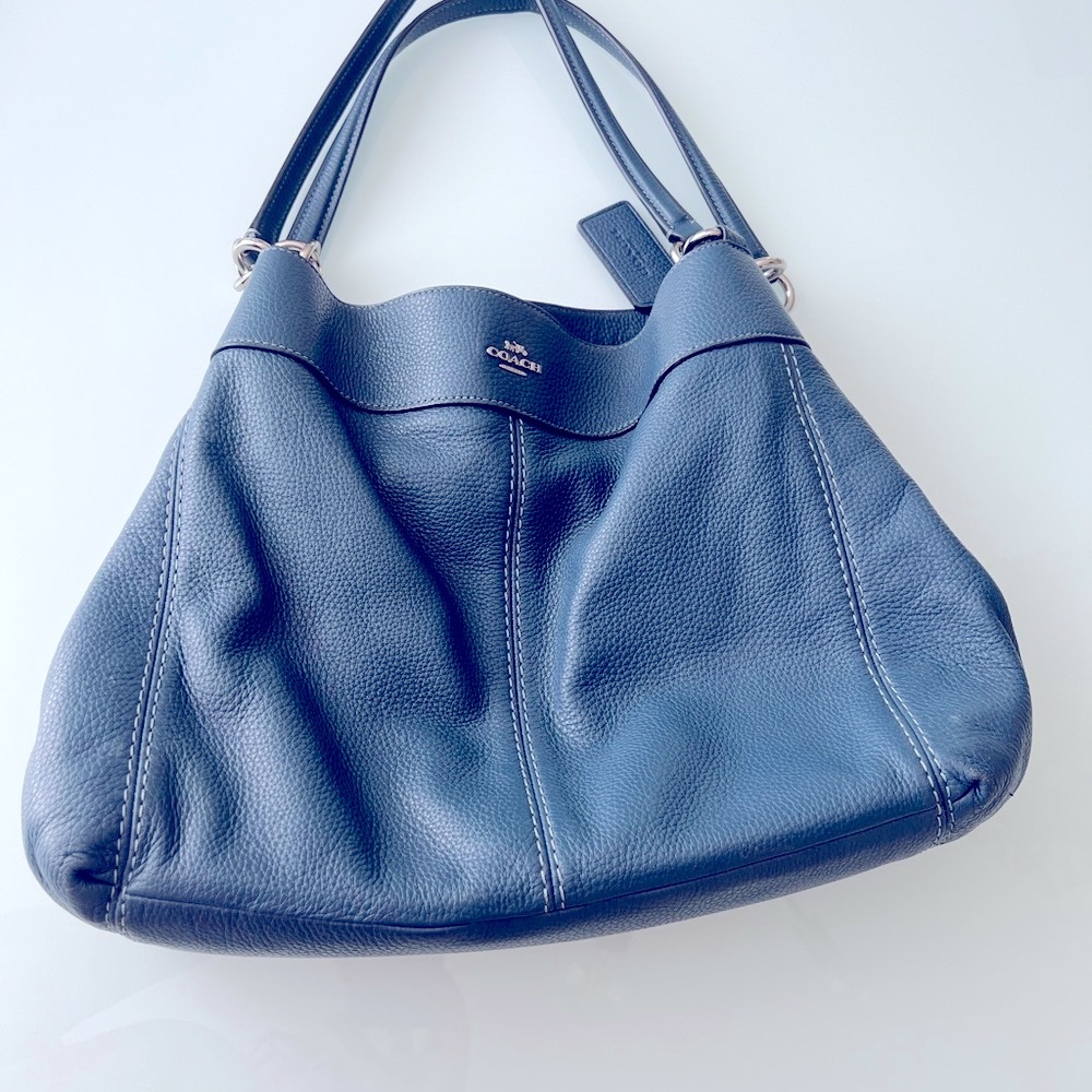 Coach Blue Leather Women's Bag